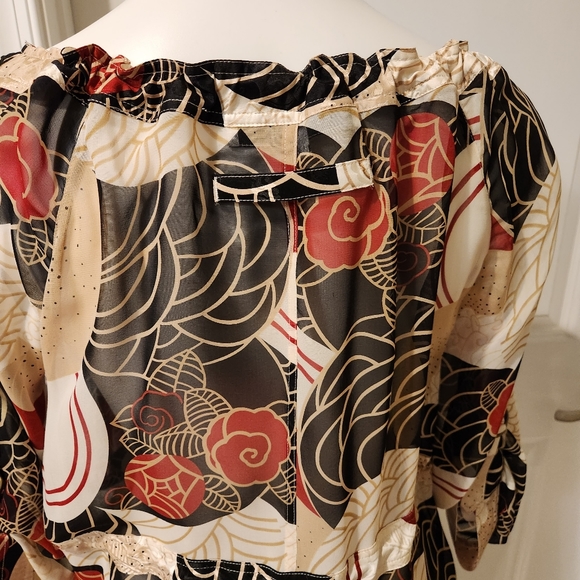 Esther Chen luxury silk blouse size 6 - Picture 10 of 11